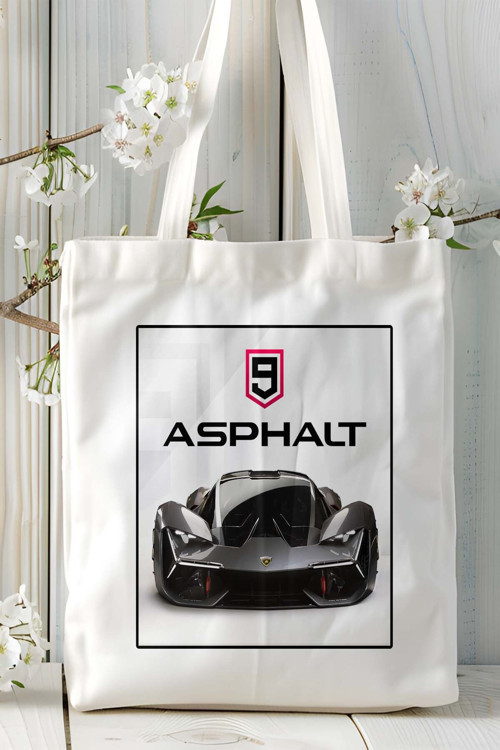 Art hedi̇ye Asphalt Legends Mobil Oyun Baskılı Bez Çanta Omuz Çantası Çift tafaflı baskı kişiye özel 3