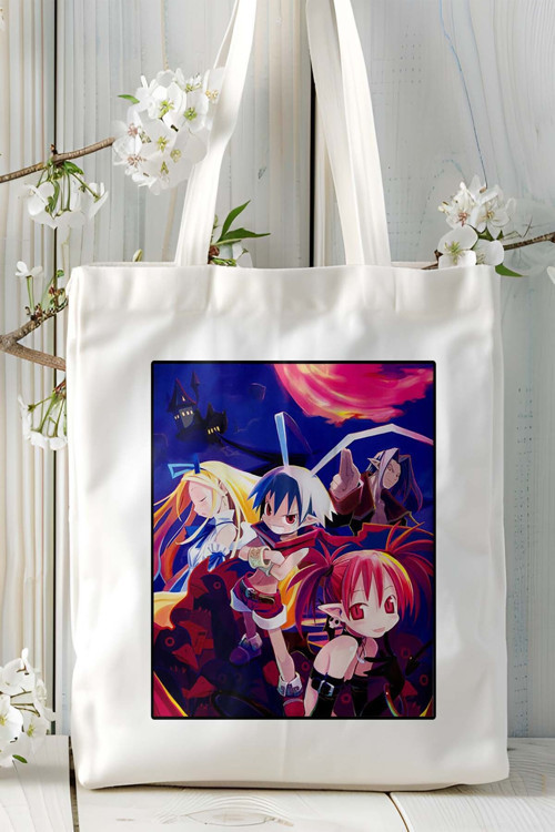 Art hedi̇ye Disgaea oyun Baskılı Omuz Çanta Kişiye Özel model 3