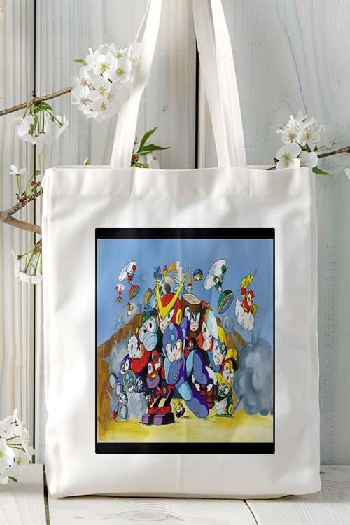 Art hedi̇ye megaman Oyun Baskılı Omuz Çanta Kişiye Özel model 4