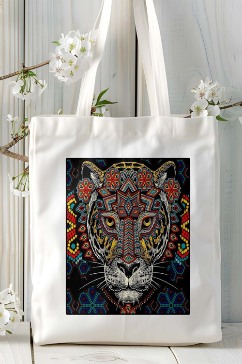Art hedi̇ye jaguar Baskılı Omuz Çanta kişiye özel model 14
