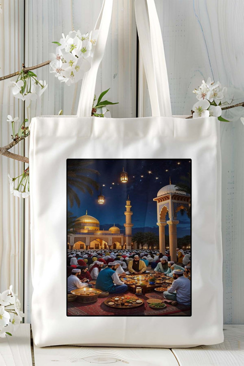 Art hedi̇ye islamiyet islam Baskılı Omuz Çanta kişiye özel model 16