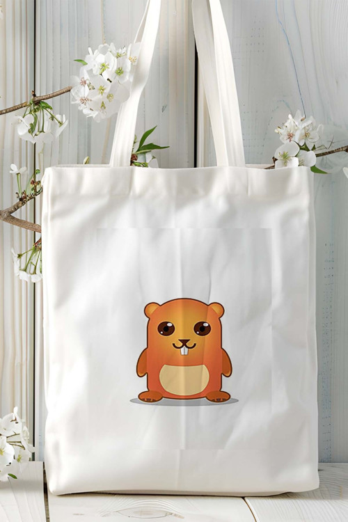 Art hedi̇ye hamster Baskılı Omuz Çanta kişiye özel model 6