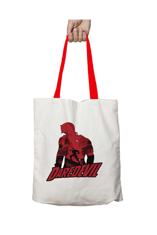 Art hedi̇ye Kırmızı Kulplu Marvel Daredevil Yıkanabilir Omuz Çanta