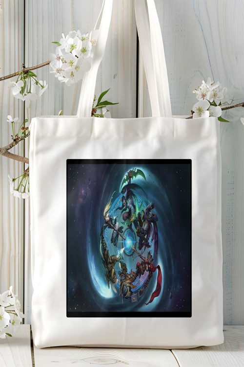 Art hedi̇ye StarCraft Oyun Baskılı Omuz Çanta Kişiye Özel model 2