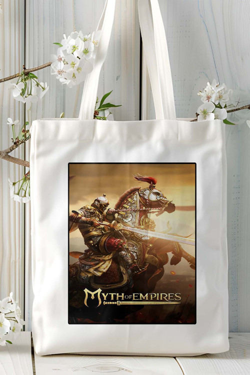 Art hedi̇ye myth of empires oyun Baskılı Bez Çanta Omuz Çantası Kişiye Özel model 2