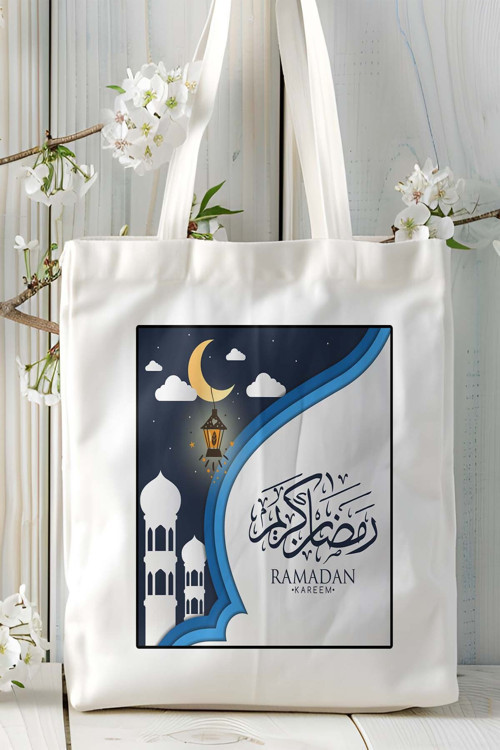 Art hedi̇ye ramazan İslamiyet Baskılı Omuz Çanta kişiye özel model 17