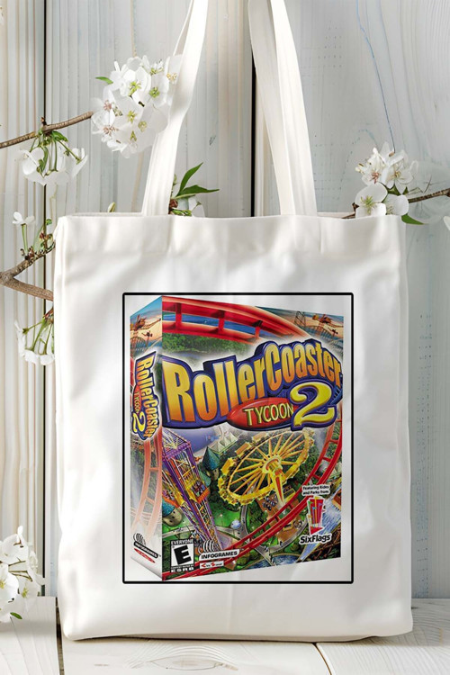 Art hedi̇ye roller coaster Oyun Baskılı Omuz Çanta Kişiye Özel model 4