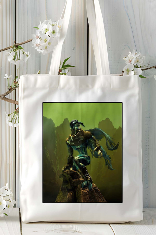 Art hedi̇ye Legacy of Kain Soul Reaver Oyun Baskılı Bez Çanta Omuz Çantası Kişiye Özel model 3