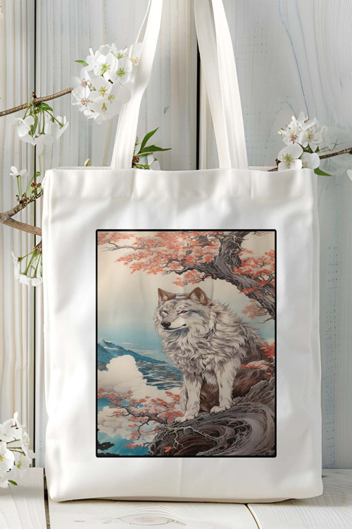 Art hedi̇ye kurt Baskılı Omuz Çanta kişiye özel model 1