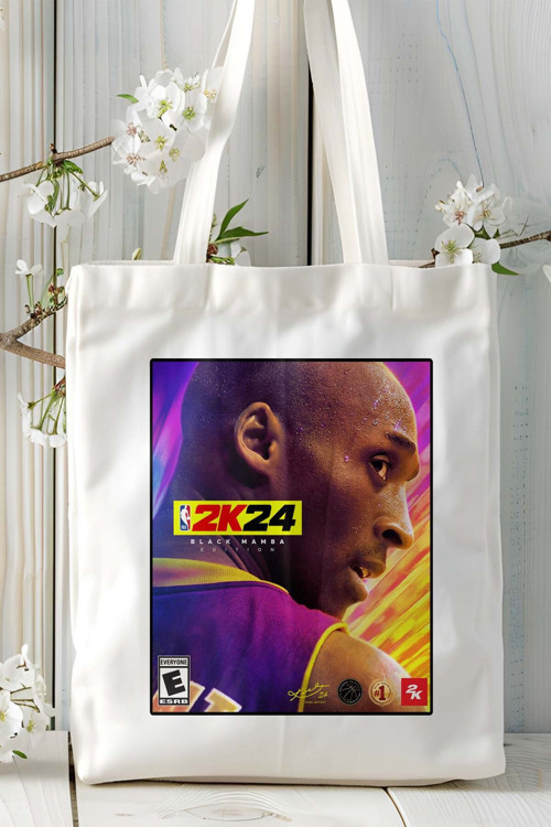 Art hedi̇ye NBA 2K24 oyun Baskılı Bez Çanta Omuz Çantası Kişiye Özel model 4