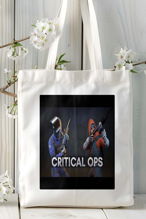 Art hedi̇ye critical ops Mobil Oyun Baskılı Omuz Çanta Çift tafaflı baskı kişiye özel 2