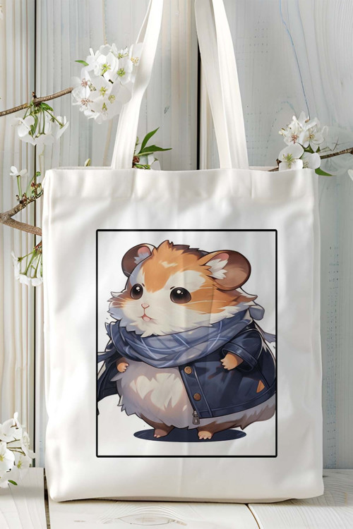 Art hedi̇ye hamster Baskılı Omuz Çanta kişiye özel model 6