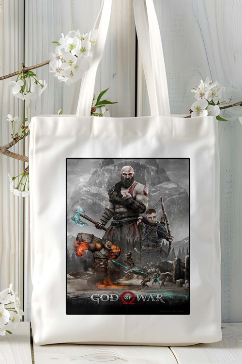 Art hedi̇ye god of war Oyun Baskılı Omuz Çanta Kişiye Özel model 2