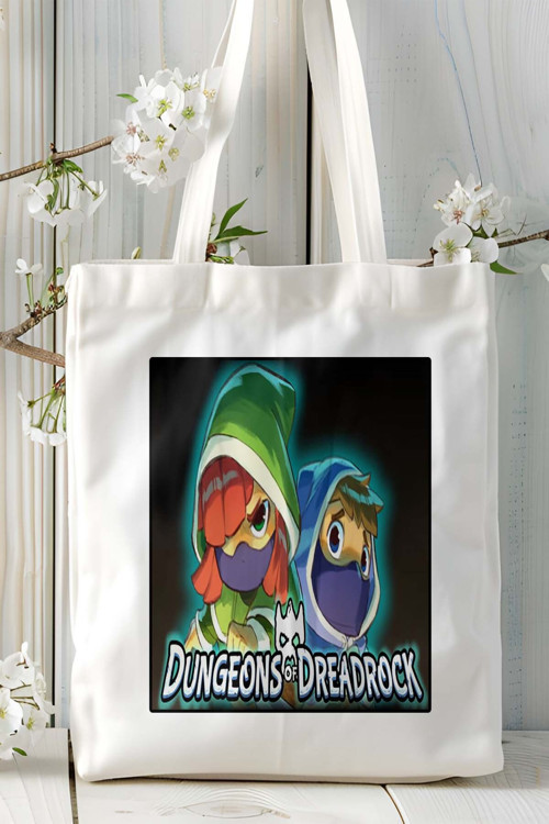 Art hedi̇ye dungeons of deadrock Mobil Oyun Baskılı Omuz Çanta Çift tafaflı baskı kişiye özel 4