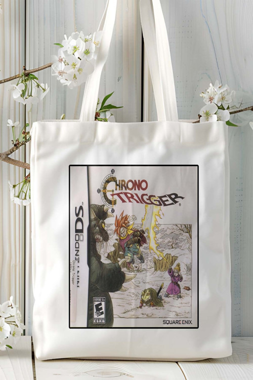 Art hedi̇ye Chrono Trigger Oyun Baskılı Omuz Çanta Kişiye Özel model 1
