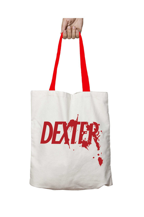 Art hedi̇ye Kırmızı Kulplu Dexter (2) Yıkanabilir Omuz Çanta