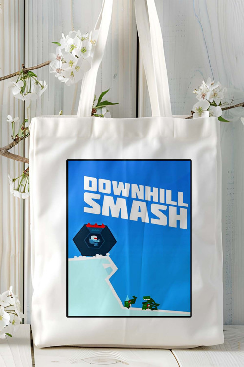 Art hedi̇ye down hill smash Mobil Oyun Baskılı Omuz Çanta Çift tafaflı baskı kişiye özel 1