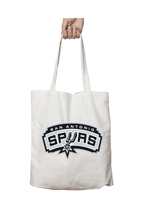 Art hedi̇ye San Antonio Spurs Static Cling Decal iki Taraf Kalıcı Yıkanabilir Okul Plaj Omuz Bez Çanta