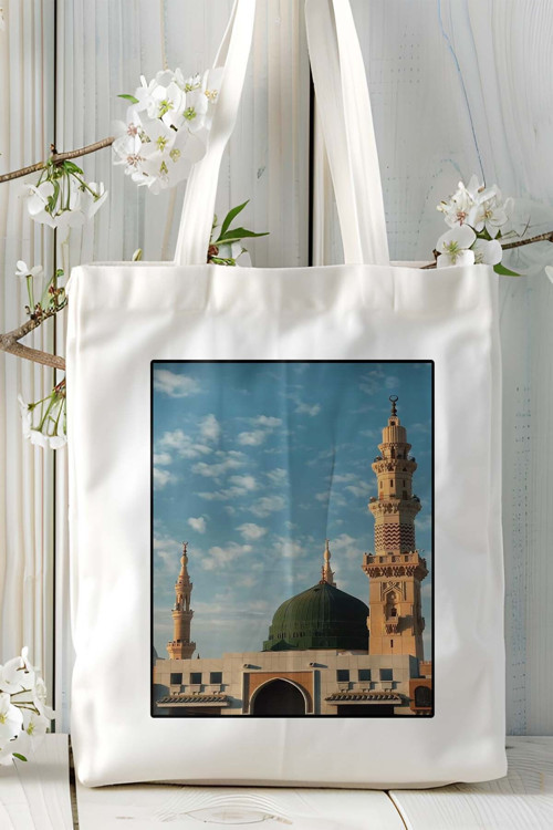 Art hedi̇ye islamiyet islam Baskılı Omuz Çanta kişiye özel model 9