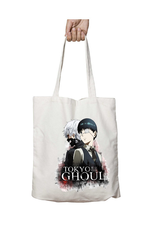 Art hedi̇ye Tokyo Ghoul En Çok Satılan iki Taraf Kalıcı Yıkanabilir Okul Plaj Omuz Bez Çanta