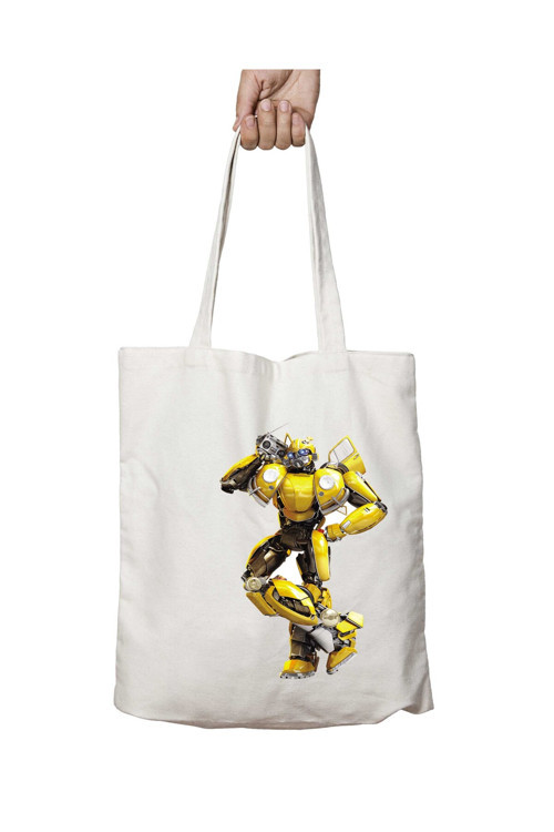 Art hedi̇ye Transformers Bumblebee iki Taraf Kalıcı Yıkanabilir Okul Plaj Omuz Bez Çanta