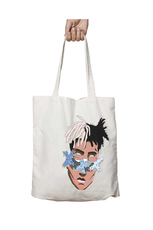 Art hedi̇ye XXXTENTACION 111 iki Taraf Kalıcı Yıkanabilir Okul Plaj Omuz Bez Çanta