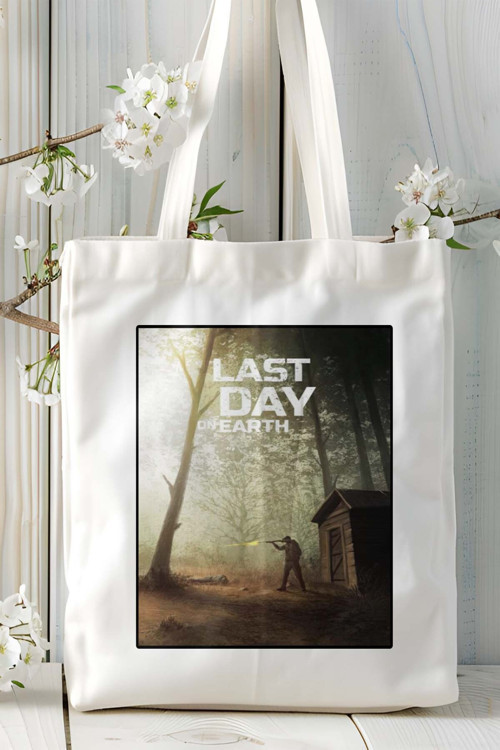 Art hedi̇ye last day on earth Mobil Oyun Baskılı Omuz Çanta Çift tafaflı baskı kişiye özel 2