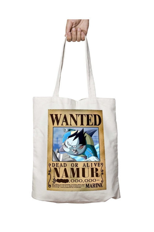 Art hedi̇ye Wanted Namur Anime iki Tarafı Kalıcı Baskılı Yıkanabilir Okul Plaj Omuz Bez Çantası