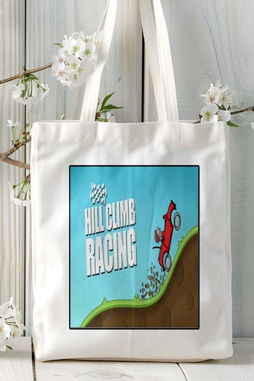 Art hedi̇ye hill climb racing Mobil Oyun Baskılı Omuz Çanta Çift tafaflı baskı kişiye özel 4