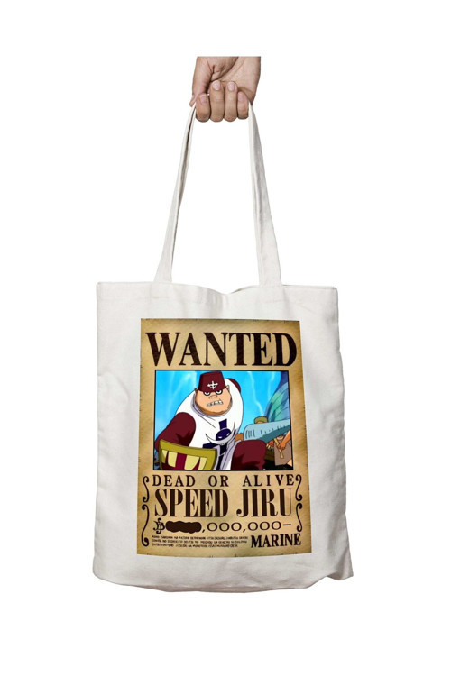 Art hedi̇ye Wanted Speed Jiru Anime iki Tarafı Kalıcı Baskılı Yıkanabilir Okul Plaj Omuz Bez Çantası
