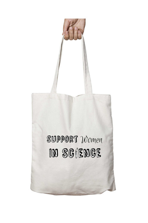 Art hedi̇ye Support Women In Science iki Taraf Kalıcı Yıkanabilir Okul Plaj Omuz Bez Çanta