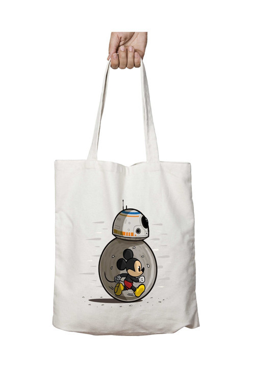 Art hedi̇ye Mickie Mouse Minnie Mouse iki Taraf Kalıcı Yıkanabilir Okul Plaj Omuz Bez Çanta