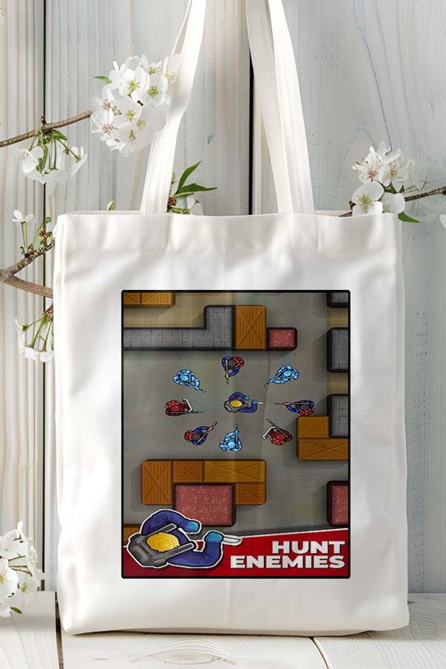 Art hedi̇ye hunter assassin Mobil Oyun Baskılı Omuz Çanta Çift tafaflı baskı kişiye özel 2