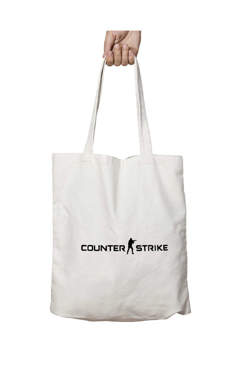 Art hedi̇ye Counter Strike iki Taraf Kalıcı Yıkanabilir Okul Plaj Omuz Bez Çanta