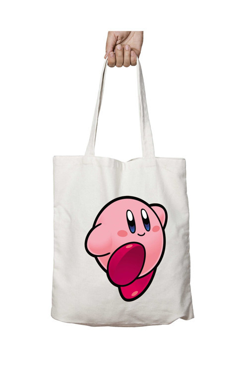 Art hedi̇ye Kirby-PNG-Image iki Taraf Kalıcı Yıkanabilir Okul Plaj Omuz Bez Çanta