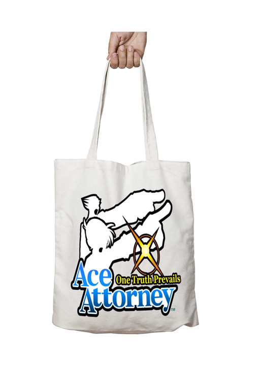 Art hedi̇ye Ace Attorney Transparent iki Taraf Kalıcı Yıkanabilir Okul Plaj Omuz Bez Çanta