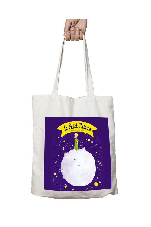 Art hedi̇ye Le Petit Prince Küçük Prens Small iki Tarafı Kalıcı Baskılı Yıkanabilir Çanta