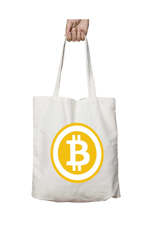 Art hedi̇ye Bitcoin Altın iki Taraf Kalıcı Yıkanabilir Okul Plaj Omuz Bez Çanta