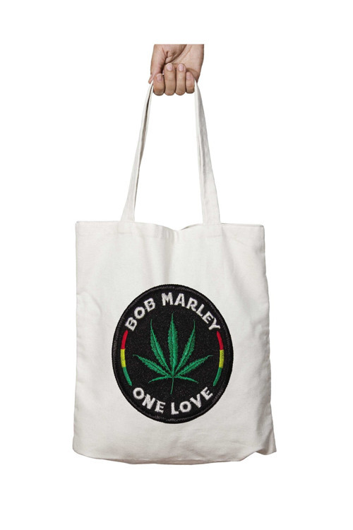 Art hedi̇ye Bob Marley One Love iki Taraf Kalıcı Yıkanabilir Okul Plaj Omuz Bez Çanta