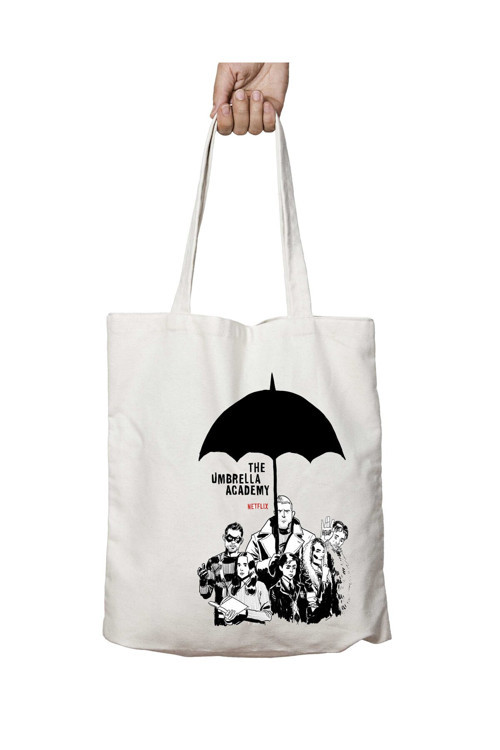 Art hedi̇ye The Umbrella Academy Dizayn iki Taraf Kalıcı Yıkanabilir Okul Plaj Omuz Bez Çanta