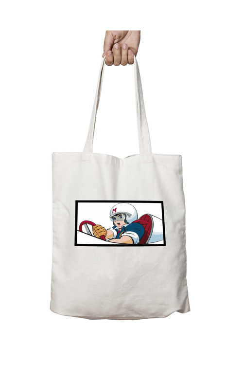Art hedi̇ye Speed Racer Desenho Corrida iki Tarafı Kalıcı Baskılı Yıkanabilir Çanta