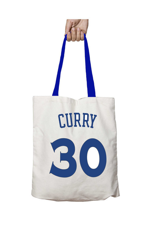 Art hedi̇ye Mavi Kulplu Nba Golden State Stephen Curry Yıkanabilir Omuz Çanta