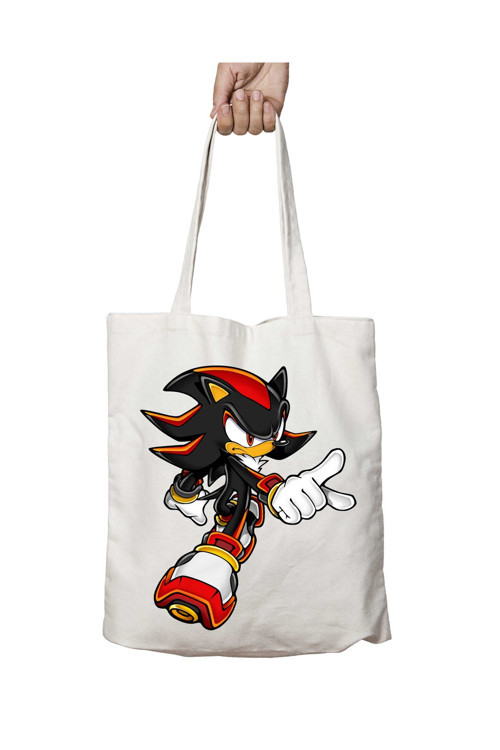 Art hedi̇ye Sonic Satılan Tasarım iki Tarafı Kalıcı Baskılı Yıkanabilir Çanta