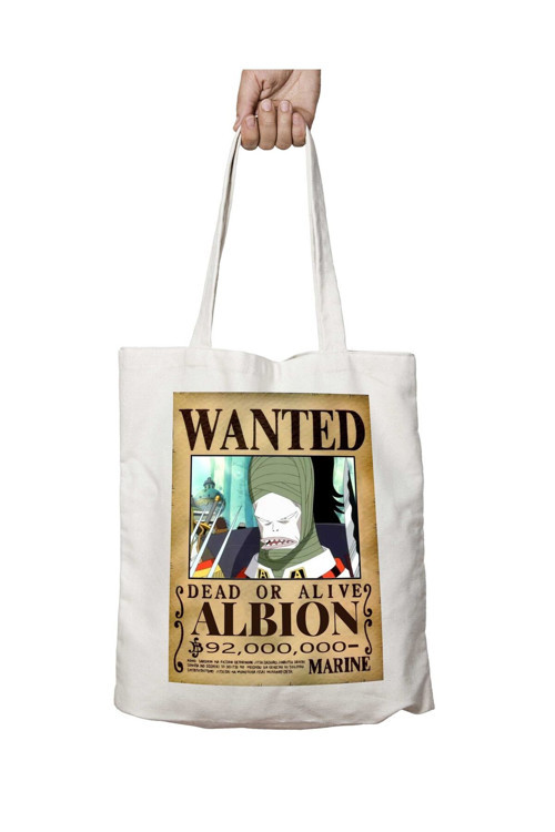 Art hedi̇ye Wanted Albion Anime iki Tarafı Kalıcı Baskılı Yıkanabilir Çanta