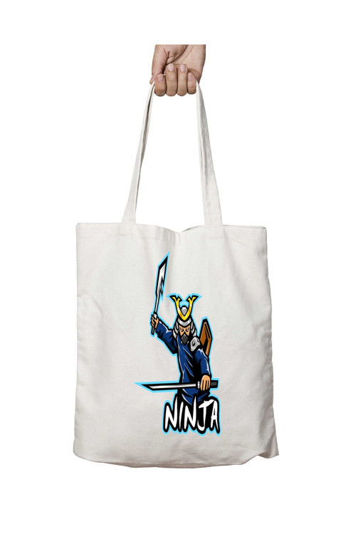 Art hedi̇ye Ninja Kılıç iki Tarafı Kalıcı Baskılı Yıkanabilir Çanta