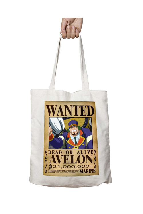 Art hedi̇ye Wanted Avelon Anime iki Tarafı Kalıcı Baskılı Yıkanabilir Çanta