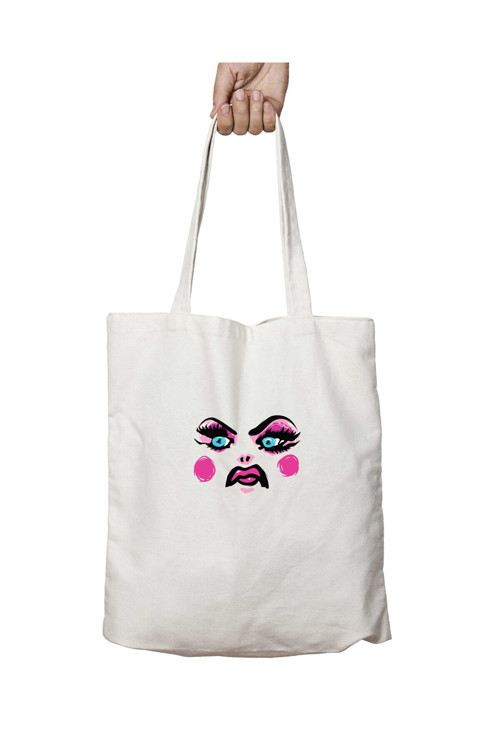 Art hedi̇ye RuPaul - Alaska Lil' Pound Cake iki Tarafı Kalıcı Baskılı Yıkanabilir Çanta