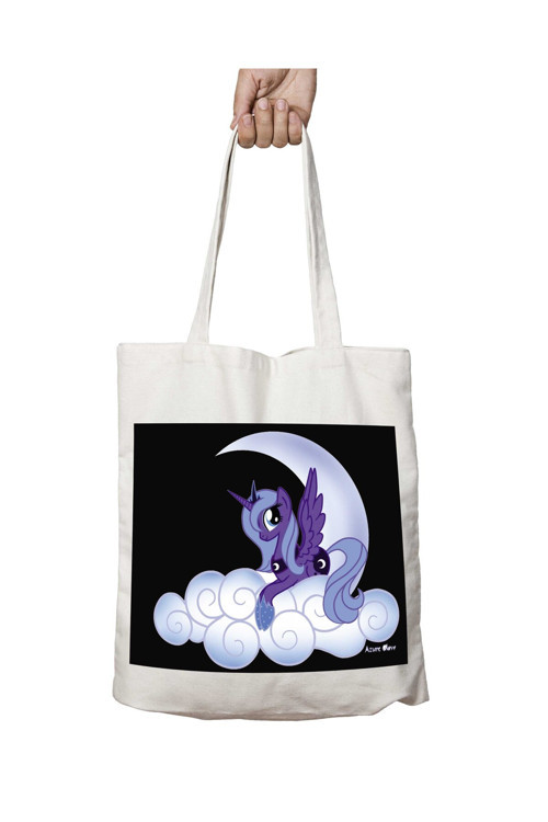 Art hedi̇ye My Little Pony Transparent iki Tarafı Kalıcı Baskılı Yıkanabilir Çanta