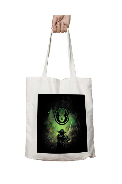Art hedi̇ye Yoda Art Star Wars iki Tarafı Kalıcı Baskılı Yıkanabilir Çanta