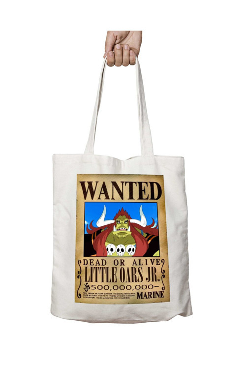 Art hedi̇ye Wanted Little Oars Jr Anime iki Tarafı Kalıcı Baskılı Yıkanabilir Okul Plaj Omuz Bez Çantası